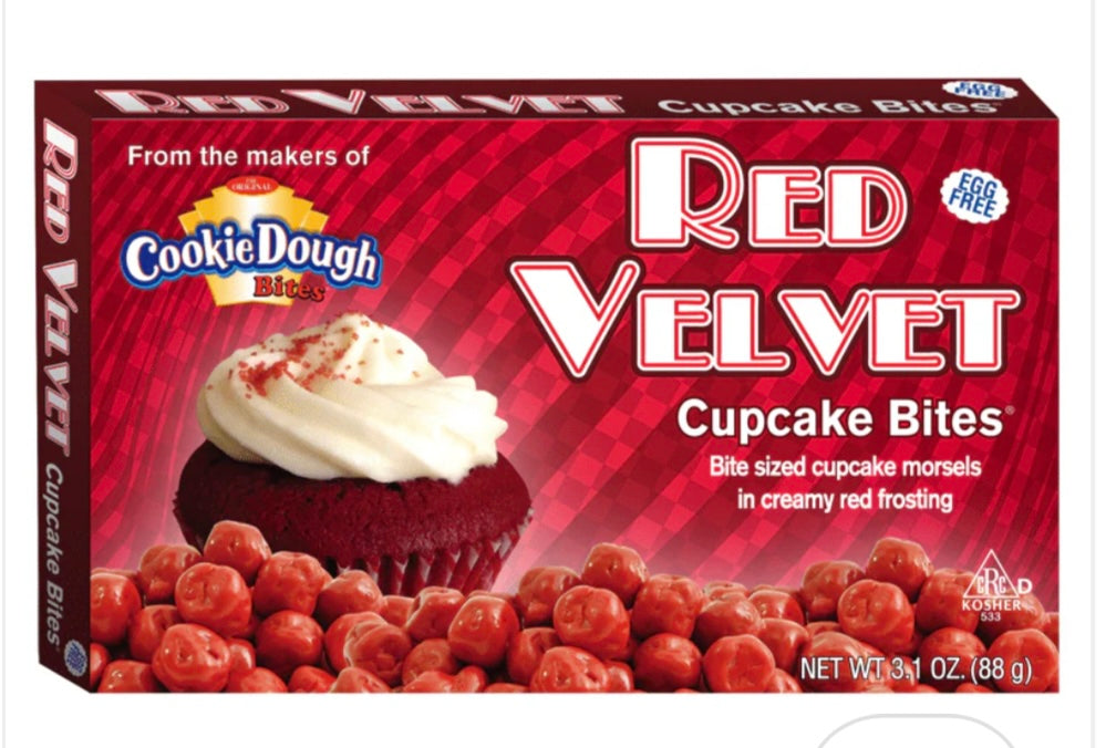 Cookie Dough Red Velvet Cupcake Bites (87g)